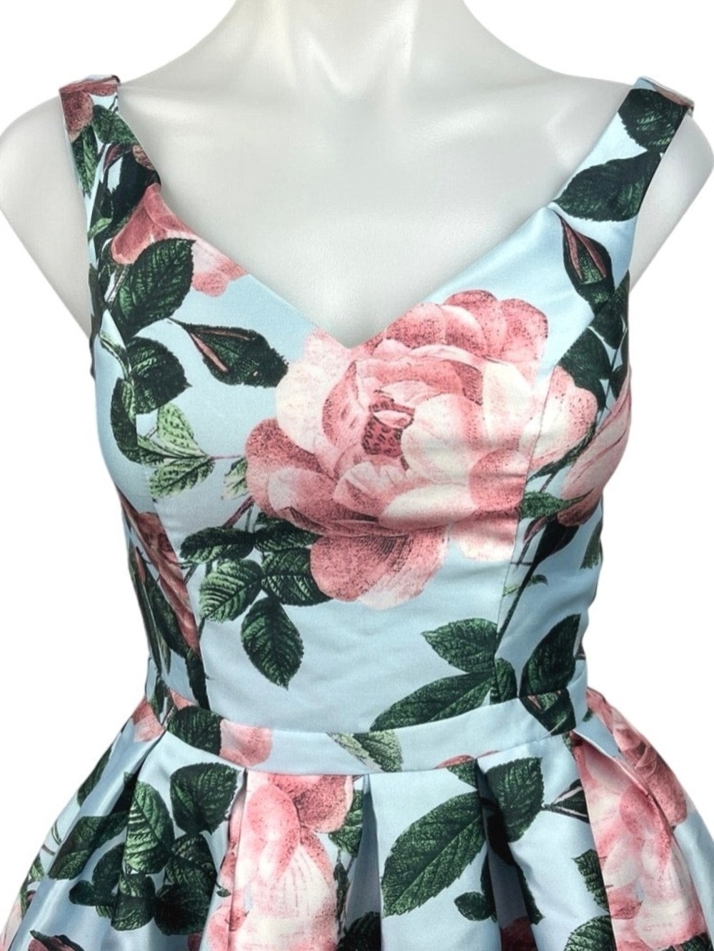 Vintage Plus-size floral dress - Picture 3 of 7